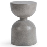 Adna Outdoor Accent Table, Dark Gray-Furniture - Outdoor-High Fashion Home