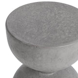 Adna Outdoor Accent Table, Dark Gray-Furniture - Outdoor-High Fashion Home