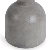 Adna Outdoor Accent Table, Dark Gray-Furniture - Outdoor-High Fashion Home