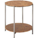 Adna Side Table, Brown