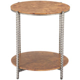 Adna Side Table, Brown