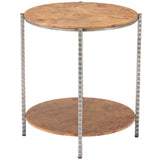 Adna Side Table, Brown