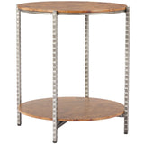 Adna Side Table, Brown