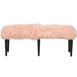 Afton Large Bench, Blush