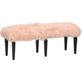 Afton Large Bench, Blush