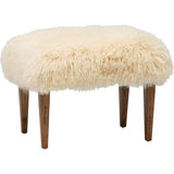 Afton Small Bench, Off-White