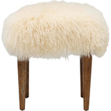 Afton Small Bench, Off-White