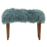 Afton Small Bench, Seafoam