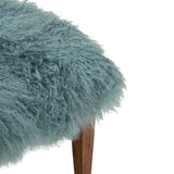 Afton Small Bench, Seafoam