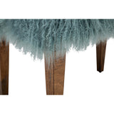 Afton Small Bench, Seafoam