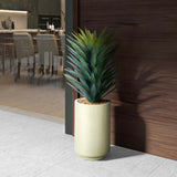 Agave Sisalana in Small Rainey Vase, Off-White-Accessories-High Fashion Home