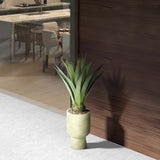 Agave in Romelia Planter, Natural-Accessories-High Fashion Home