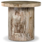 Aida End Table, Light Petrified Wood by Four hands