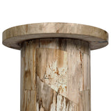 Aida End Table, Light Petrified Wood by Four hands