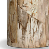Aida End Table, Light Petrified Wood by Four hands