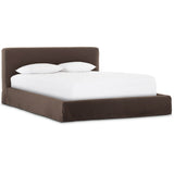 Aidan Slipcover Bed, Savoy Coffee by Four Hands