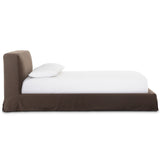 Aidan Slipcover Bed, Savoy Coffee by Four Hands