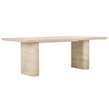 Aiden Outdoor Rectangle Dining Table, Beige-Furniture - Outdoor-High Fashion Home