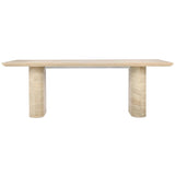 Aiden Outdoor Rectangle Dining Table, Beige-Furniture - Outdoor-High Fashion Home