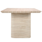 Aiden Outdoor Rectangle Dining Table, Beige-Furniture - Outdoor-High Fashion Home