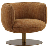 Aisha Swivel Chair, Mustard