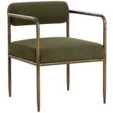 Ajani Dining Arm Chair, Copenhagen Olive-Furniture - Dining-High Fashion Home