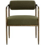 Ajani Dining Arm Chair, Copenhagen Olive-Furniture - Dining-High Fashion Home