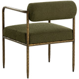 Ajani Dining Arm Chair, Copenhagen Olive-Furniture - Dining-High Fashion Home