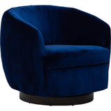 Akita Swivel Chair, Falkirk Royal Blue
