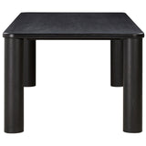 Akola Rectangular Dining Table, Black-Furniture - Dining-High Fashion Home