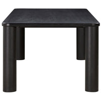 Akola Rectangular Dining Table, Black