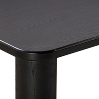 Akola Rectangular Dining Table, Black