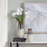 Akoya Pearl Vases, Cream, Set of 2-Accessories-High Fashion Home