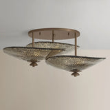 Alba Semi Flush Multi, Old World Brass