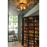 Alba Semi Flush, Old World Brass