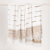 Albedo Throw, Ivory/Rust