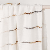 Albedo Throw, Ivory/Rust