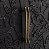 Albero 4 Door Buffet, Black-Furniture - Storage-High Fashion Home