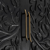 Albero Tall Cabinet, Black-Furniture - Storage-High Fashion Home
