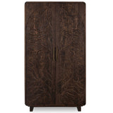 Albero Tall Cabinet, Kona Brown-Furniture - Storage-High Fashion Home