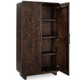 Albero Tall Cabinet, Kona Brown-Furniture - Storage-High Fashion Home