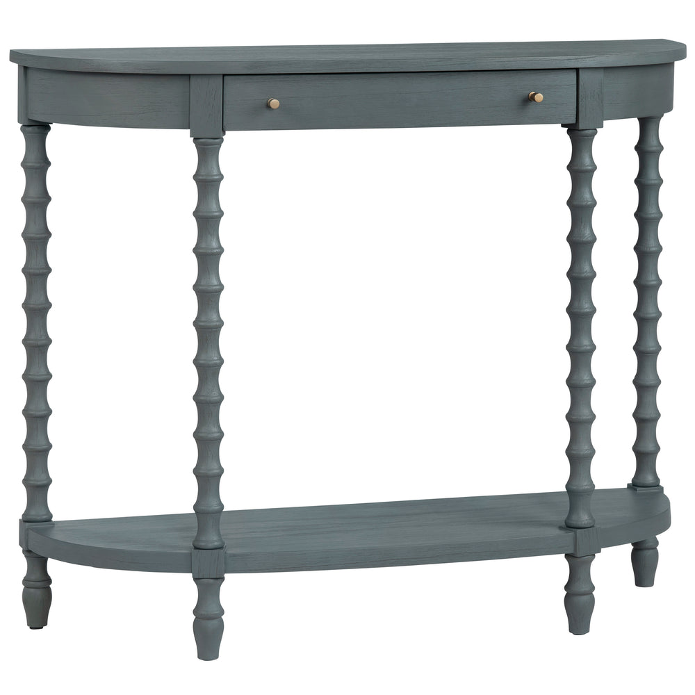 Alden Console, Green-Furniture - Accent Tables-High Fashion Home