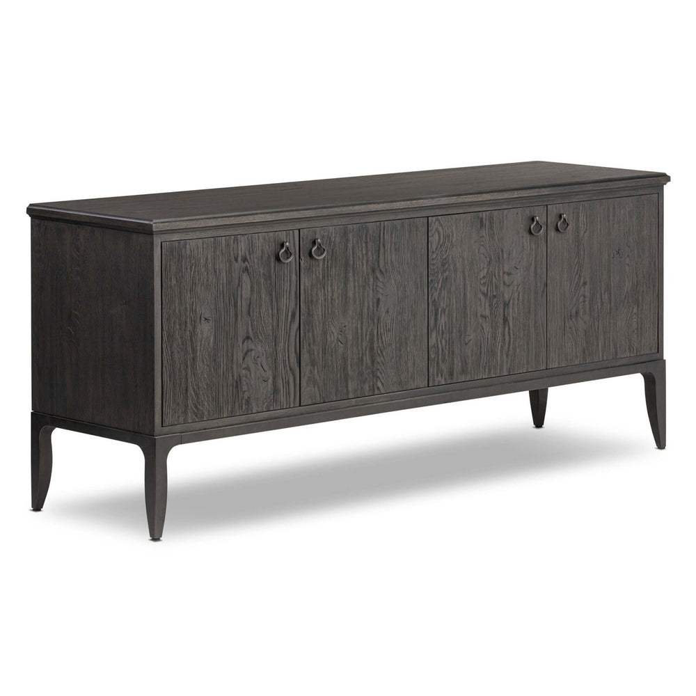 Alden Media Console, Worn Black by Four Hands-Furniture - Storage-High Fashion Home