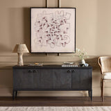 Alden Media Console, Worn Black by Four Hands-Furniture - Storage-High Fashion Home