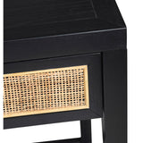 Alder Writing Desk, Black-Furniture - Office-High Fashion Home
