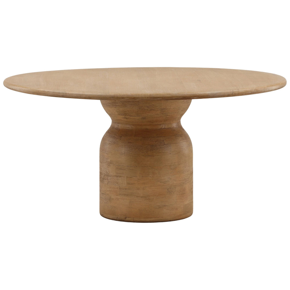 Alegria Round Dining Table, Light Natural