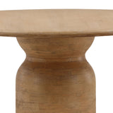 Alegria Round Dining Table, Light Natural
