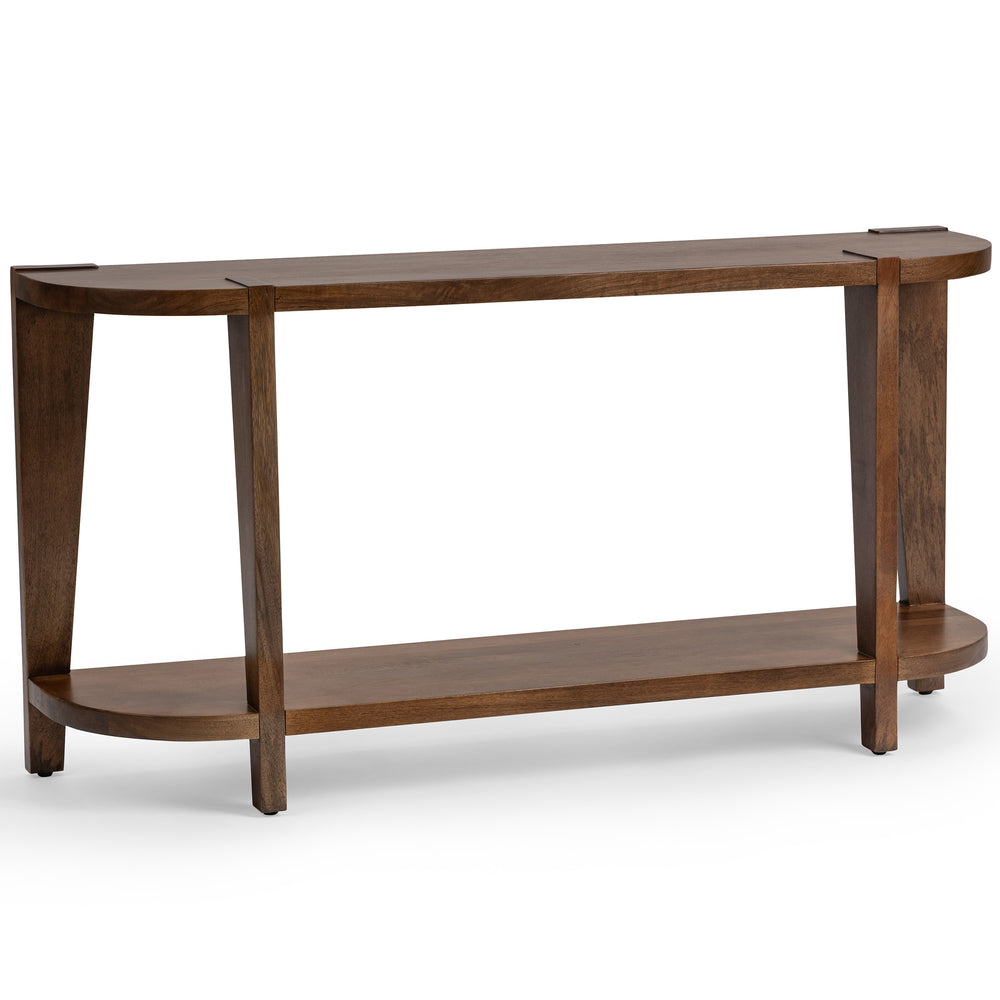 Alenna Console Table, Tundra Brown-Furniture - Accent Tables-High Fashion Home