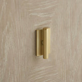 Alessia 2 Door Cabinet, Cerused Oak