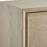Alessia 2 Door Cabinet, Cerused Oak